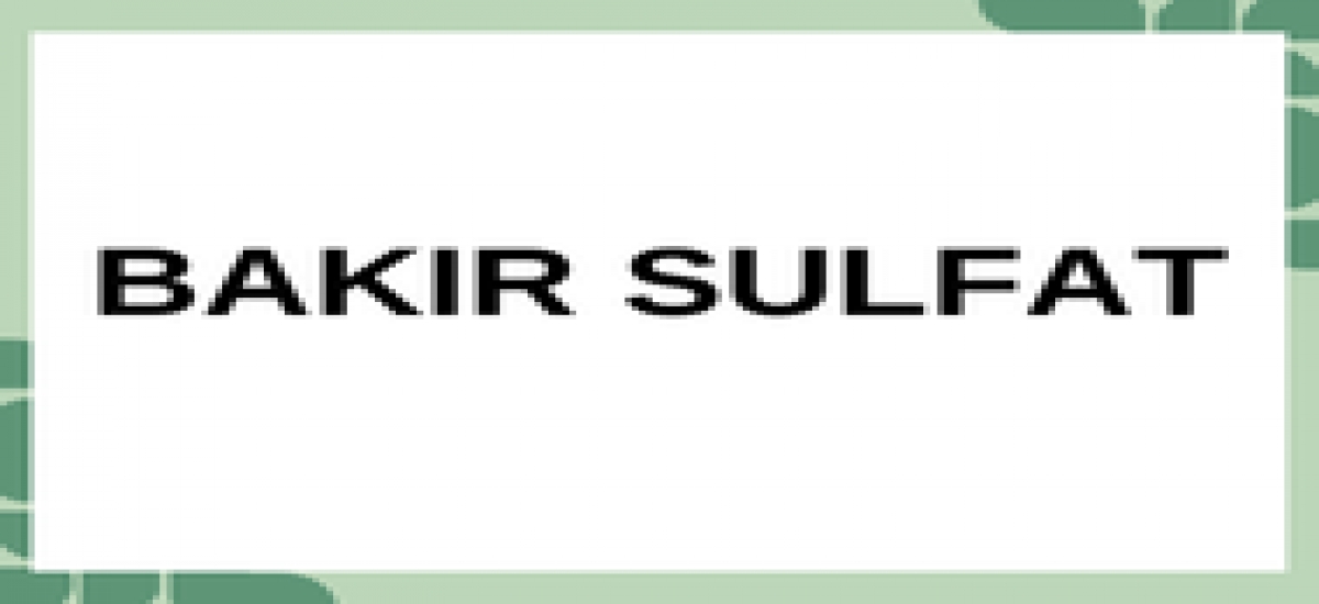 BAKIR SÜLFAT